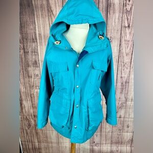 Vintage L.L. Bean Women's Blue Utility Jacket
